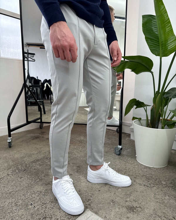capone Luxe Trousers - Light Grey