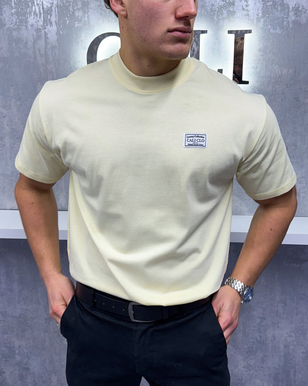 Patch Badge T -shirt (limited edition) - Sand