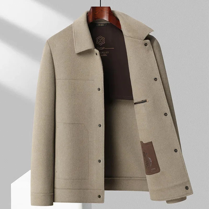 Men's Winter Jacket | Classic Wool Design