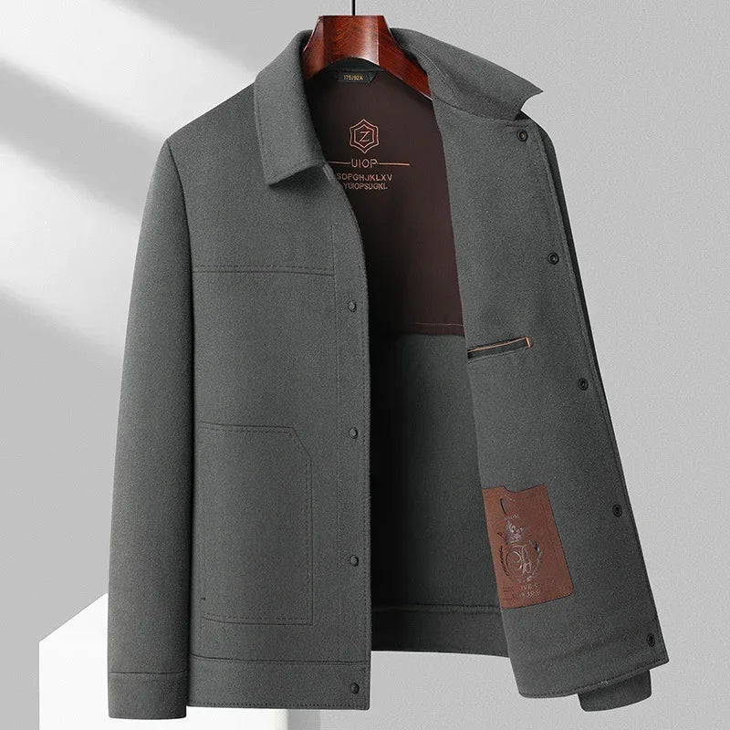Men's Winter Jacket | Classic Wool Design