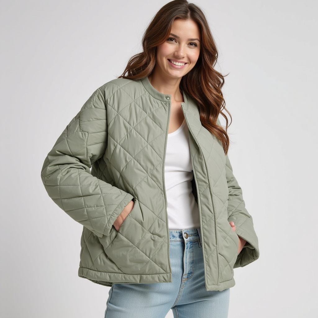 Erica Women’s Lightweight Quilted Jacket – Relaxed Casual Fit