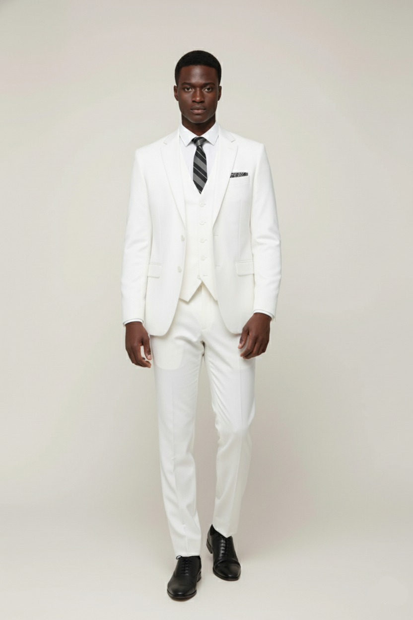 Men’s Formal Three-Piece Suit – Tailored Fit for Weddings & Work events