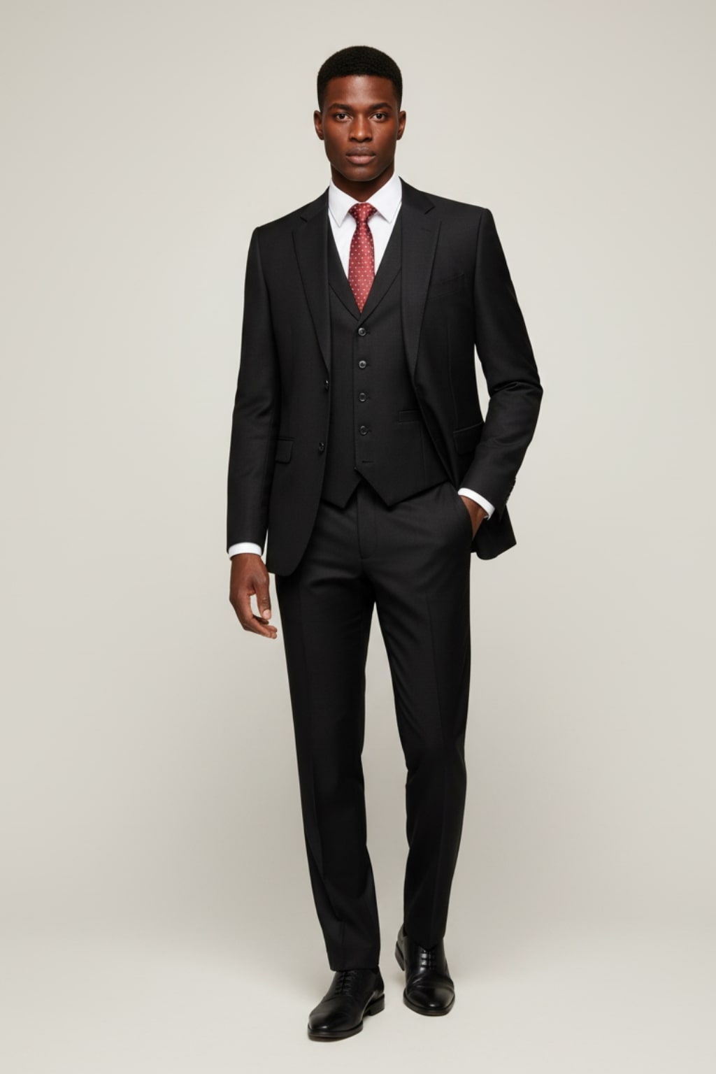 Men’s Formal Three-Piece Suit – Tailored Fit for Weddings & Work events