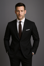 Men’s Formal 2-piece Suit – Modern Slim Fit for Work & Events or Weddings