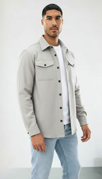 Callum | Mens Cotton Overshirt - Regular fit