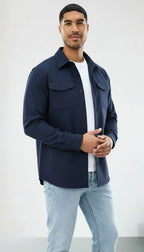 Callum | Mens Cotton Overshirt - Regular fit