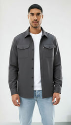 Callum | Mens Cotton Overshirt - Regular fit