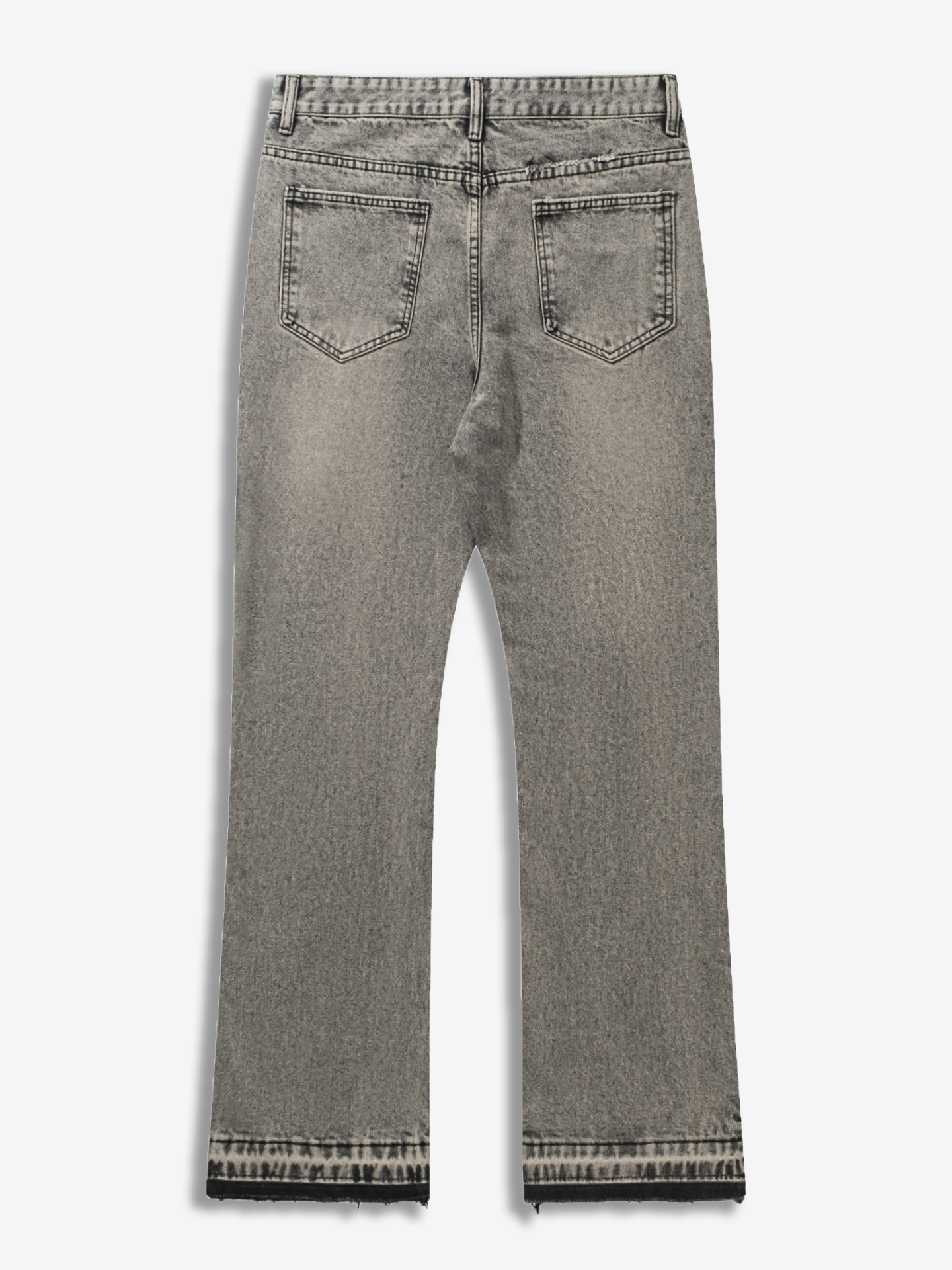 Mens Flared denim jeans - Grey