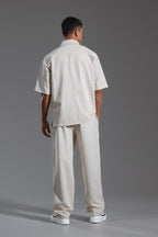 Short sleeve linen set