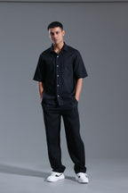 Short sleeve linen set