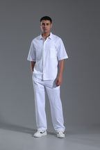 Short sleeve linen set