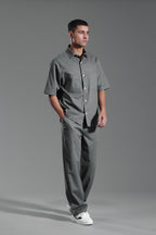 Short sleeve linen set