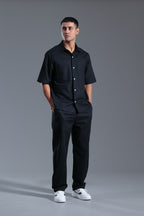 Short sleeve linen set