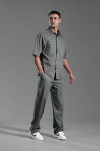 Short sleeve linen set
