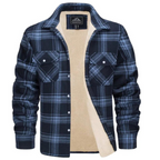 Levi | Men's Sherpa Lined Plaid Button down Shirt Jacket