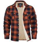 Levi | Men's Sherpa Lined Plaid Button down Shirt Jacket
