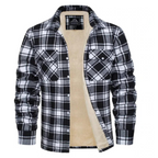 Levi | Men's Sherpa Lined Plaid Button down Shirt Jacket