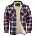 Levi | Men's Sherpa Lined Plaid Button down Shirt Jacket
