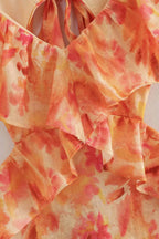 Sophia Women’s Elegant Sleeveless Maxi Dress with Ruffle Straps