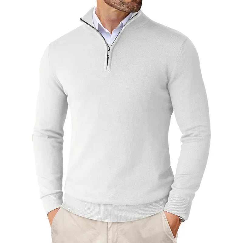 William Men’s Half-Zip Jumper – Smart Casual Style