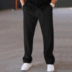 Men’s Loose Fit Drawstring Trousers with Side Pockets
