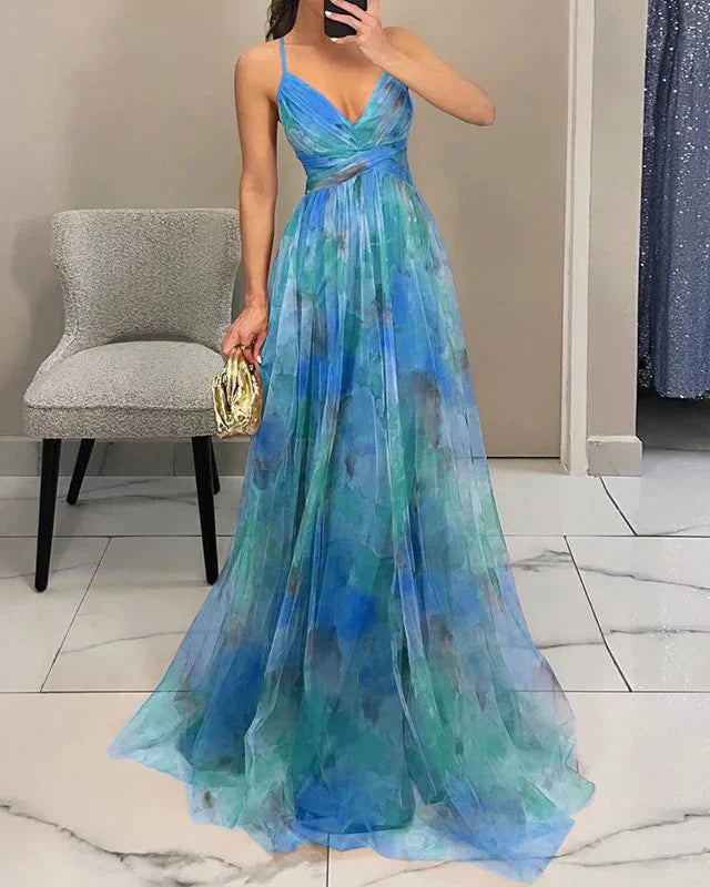 Rose| Madeline Floral Maxi Dress - Breathable Fabric