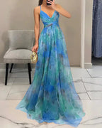 Rose| Madeline Floral Maxi Dress - Breathable Fabric