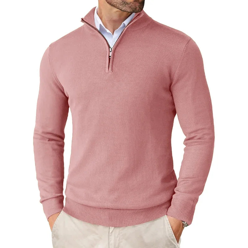 William Men’s Half-Zip Jumper – Smart Casual Style