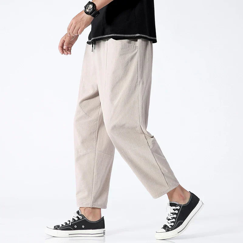 Jackson | Men’s Modern Cropped Capri Pants – Casual Minimalist Style