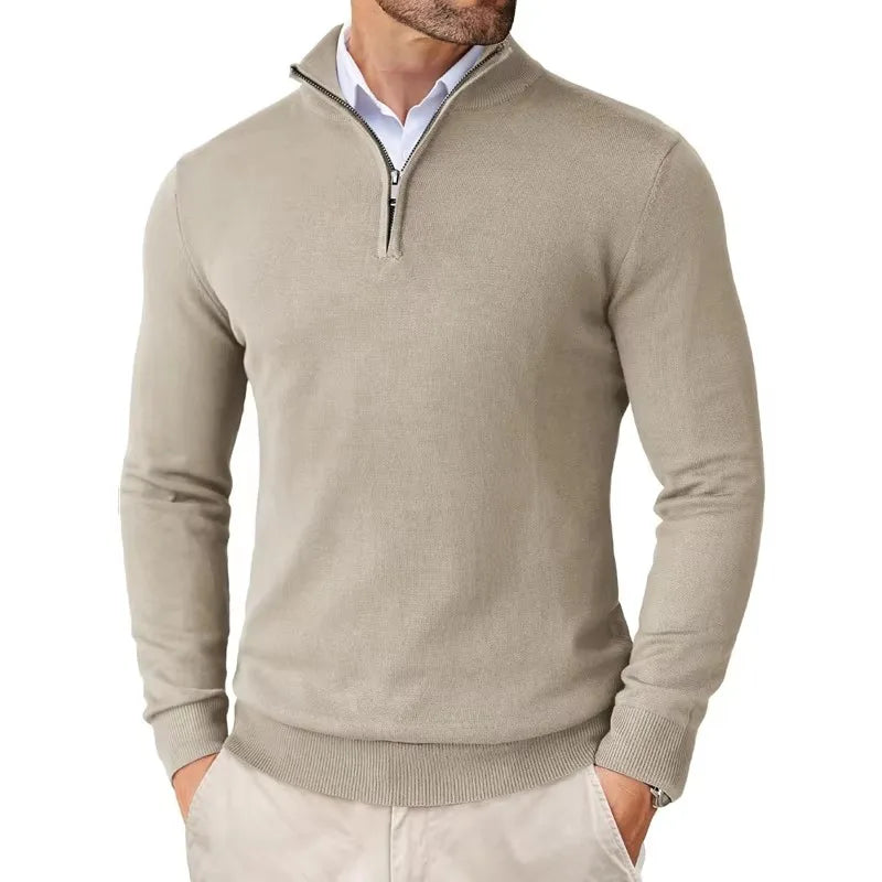 William Men’s Half-Zip Jumper – Smart Casual Style