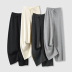 Women’s Luxury Cashmere Knit Pants – Wide-Leg Soft Drape