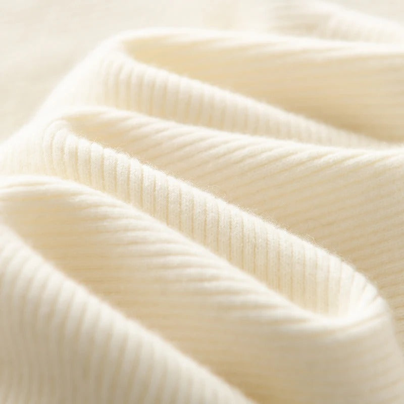 Women’s Luxury Cashmere Knit Pants – Wide-Leg Soft Drape