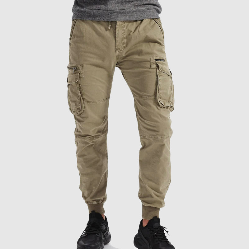 Lucas Men’s Slim Fit Cargo Joggers | Everyday Casual Pants