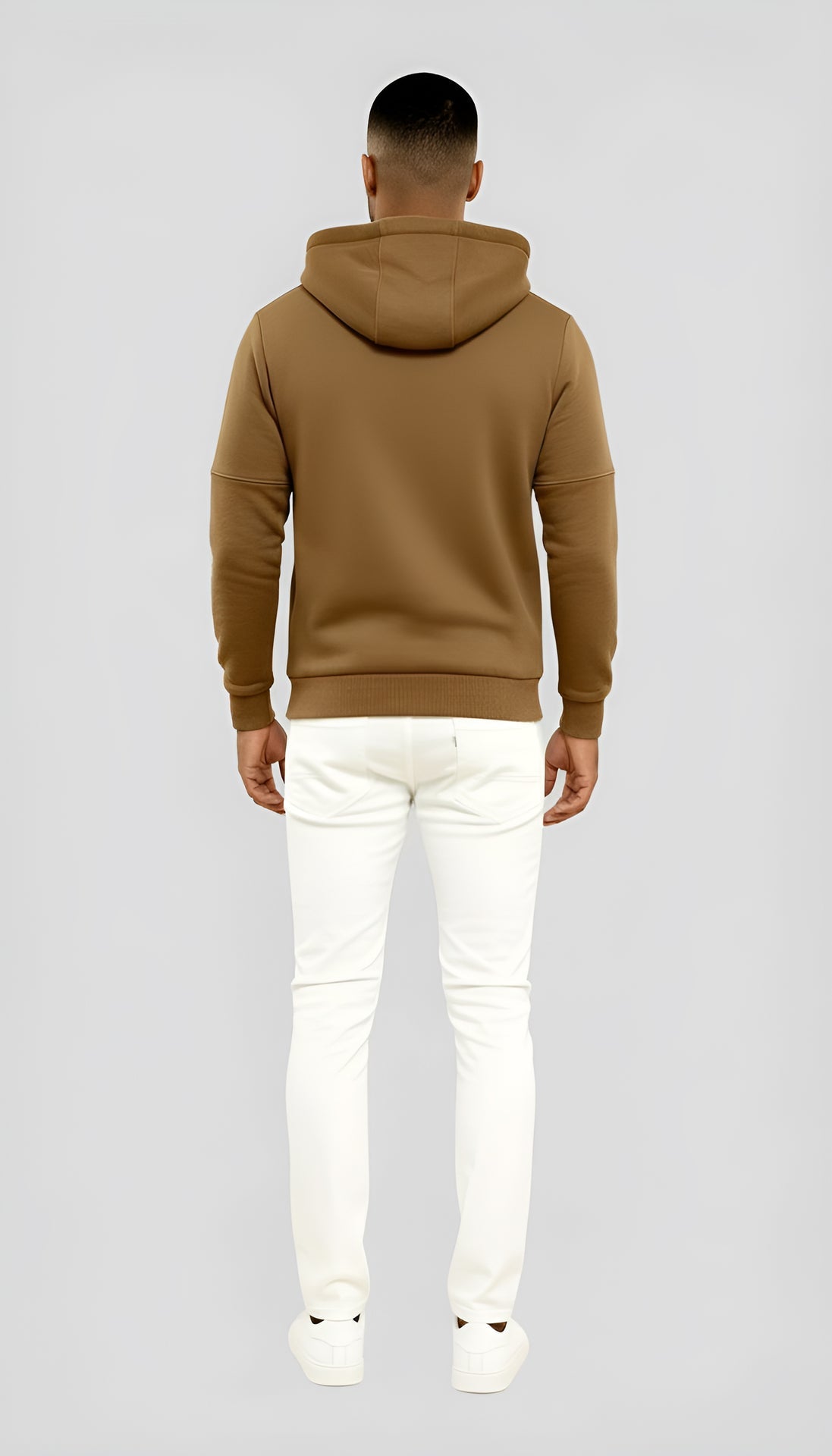 Men's Casual Hooded Jacket – Lightweight Zip-Up Windbreaker for Spring & Fall Outdoor Wear