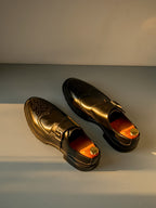 Joseph Men’s Monk Strap Wingtip Dress Shoes with Buckle Closure