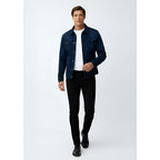 Men's Trucker Jacket - Classic Button-Front Denim Style with Chest Pockets for Casual & Smart-Casual Wear