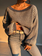 Zinnia Women’s Sweater with Relaxed Fit and Versatile Silhouette