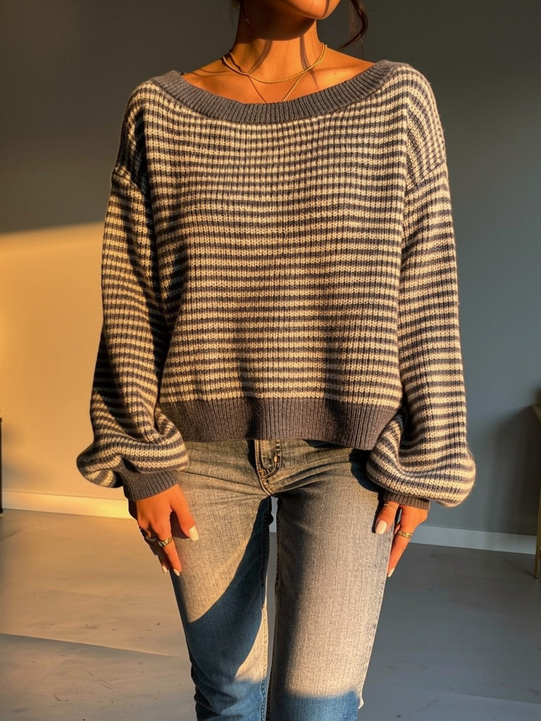 Zinnia Women’s Sweater with Relaxed Fit and Versatile Silhouette