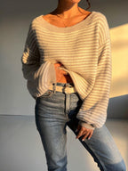 Zinnia Women’s Sweater with Relaxed Fit and Versatile Silhouette