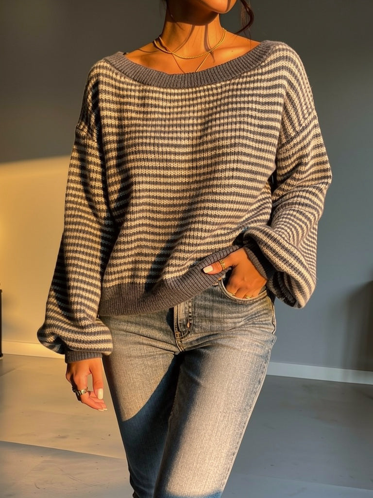 Zinnia Women’s Sweater with Relaxed Fit and Versatile Silhouette