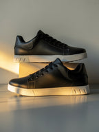 James Men’s Lace-Up Casual Sneakers with Low-Top Design