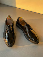 Gary Men’s Lace-Up Oxford Dress Shoes with Pointed Toe