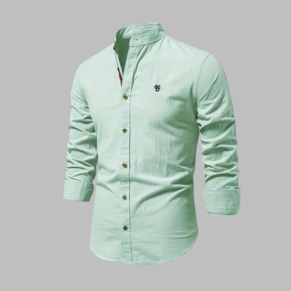 Daniel Long-Sleeve Polo Button down Shirt for Men