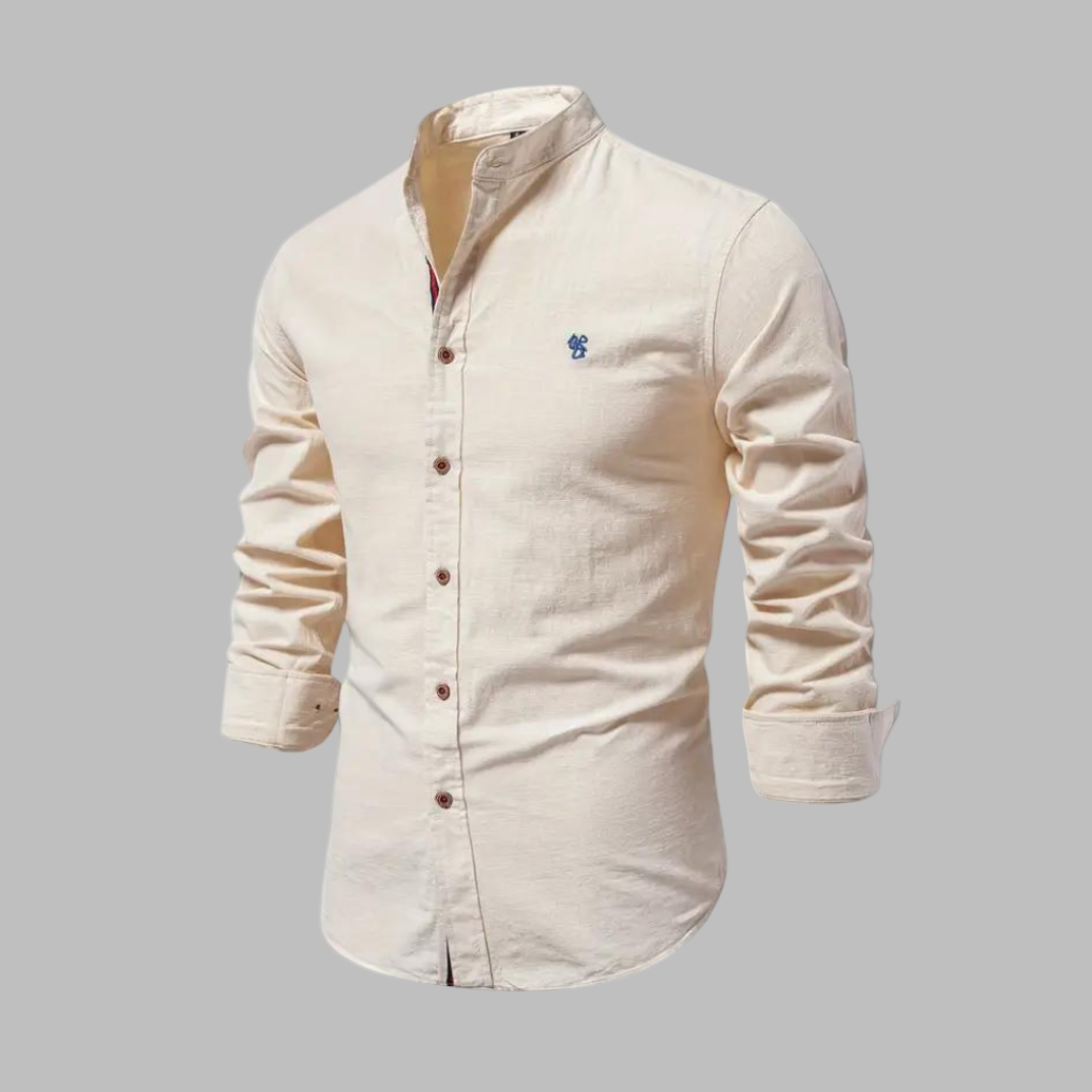 Daniel Long-Sleeve Polo Button down Shirt for Men