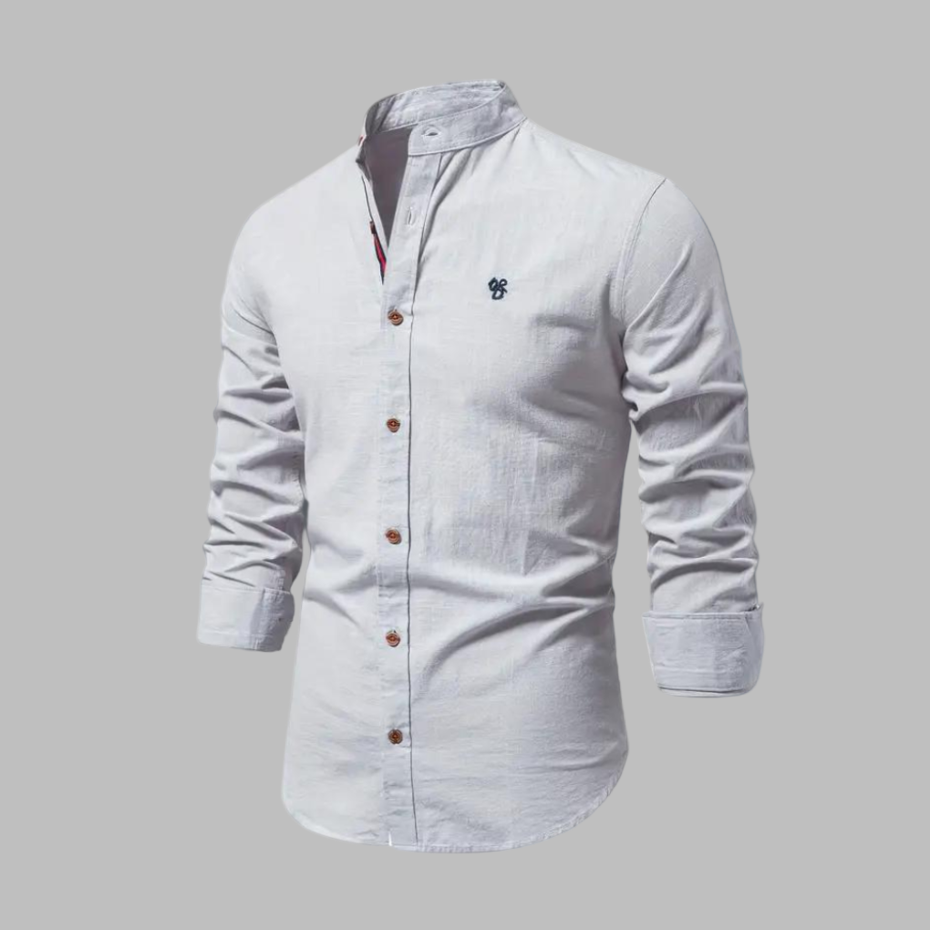 Daniel Long-Sleeve Polo Button down Shirt for Men