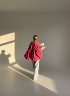 Chunky knitted winter jumper - womens wear, warm - cosy and soft