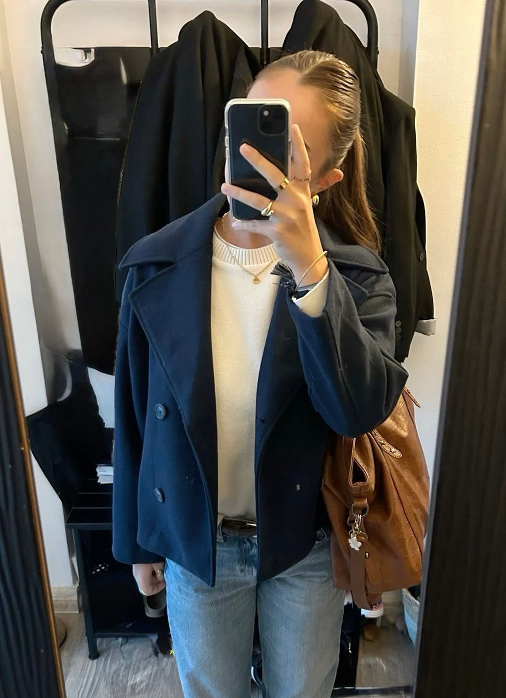 Angela | Women's Short Double-Breasted Trench Coat