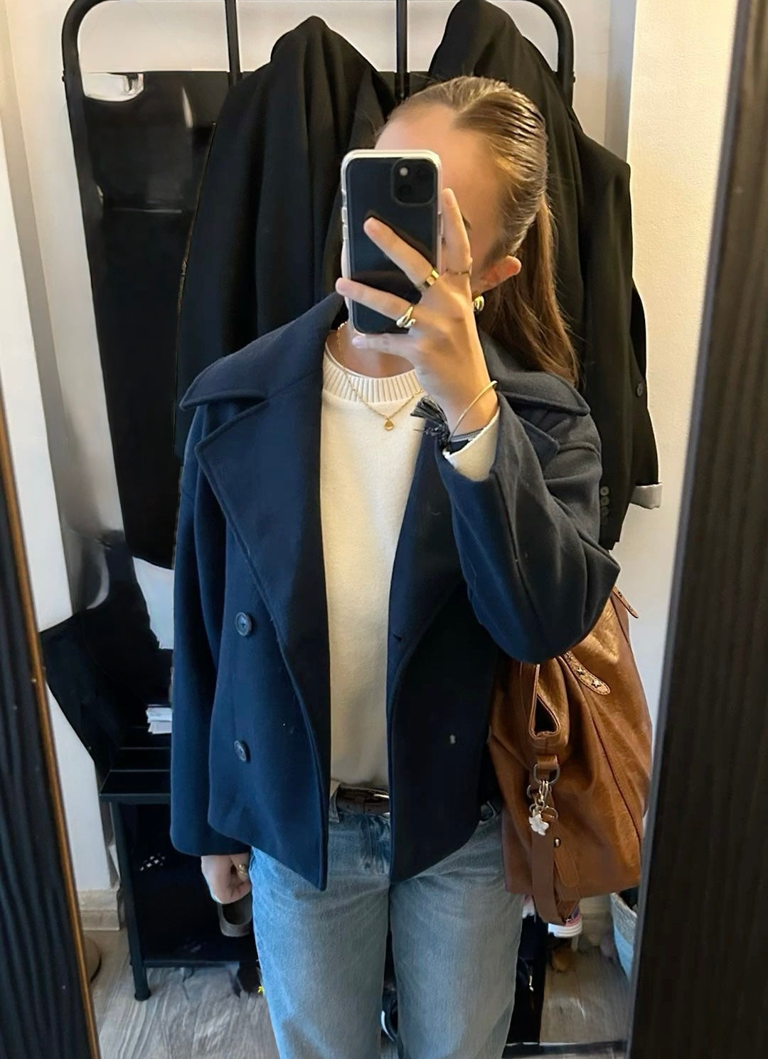 Angela | Women's Short Double-Breasted Trench Coat