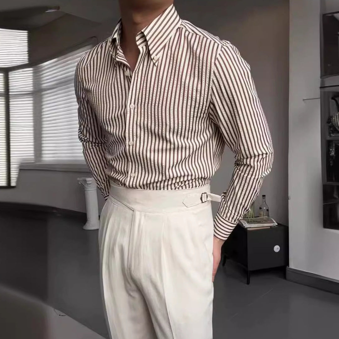 Leo | Classic Striped Shirt for Men With Comfort Design