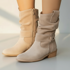 Women’s Elegant Zip Ankle Boots – Stylish Autumn & Winter Footwear